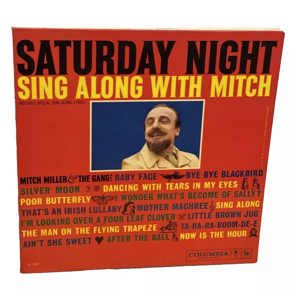 Saturday Night Sing Along With Mitch (Vinyl, 1960) Columbia CL 1414 Good LP